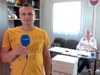 Referendum: Vo volebnej miestnosti v najmenšej slovenskej obci Príkra