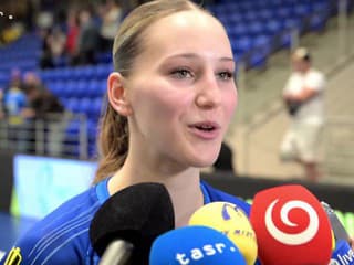 Hráčka Iuventy Michalovce Barbora Sabovová po prehre v prvom finálovom zápase