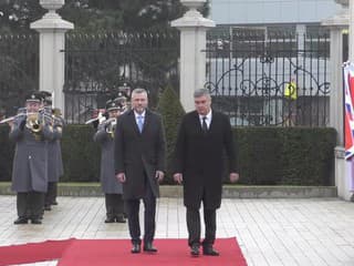 Prezident SR Peter Pellegrini prijal prezidenta Chorvátskej republiky Zorana Milanoviča