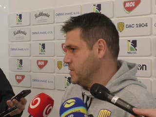 Branislav Fodrek a Matej Trusa počas úvodného dňa zimnej prípravy