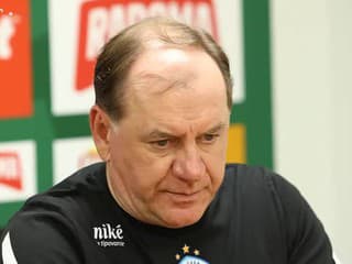 Hlavný tréner Slovana Bratislava Vladimír Weiss st. po zápase v Žiline