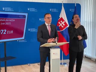 Tlačová konferencia ministra Erika Tomáša na tému: Minimálna mzda v roku 2027