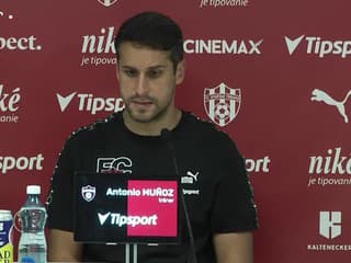 Tréner Spartaka Trnava Antonio Muňoz po prehre s MŠK Žilina