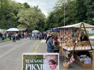 V Parku SNP sa konal druhý ročník historického podujatia Renesančný piknik