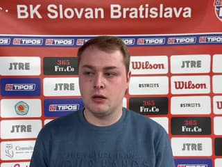 Tréner BK Slovan Bratislava Željko Mijalkov po vysokej prehre s Ružomberkom