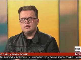 Angelo Kelly bol hosťom v Ranných novinách TV Joj