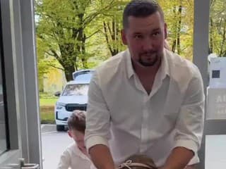 Dcérka Natálie Myslivcovej mala na oslave malú pôrodnicu