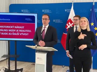 Tlačová konferencia Erika Tomáša na tému: Historický nárast minimálnej mzdy je realitou