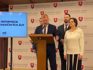 Tlačová konferencia strany SaS: Ďalšie informácie k nákupu hasičských aút