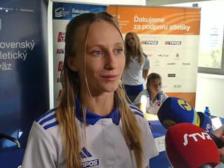 Atletika-MS20: Lenka Gymerská: Cítim sa veľmi šťastná a hrdá na seba