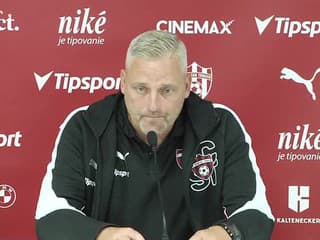Tréner Trnavy Michal Ščasný po prehratom zápase Európskej ligy s Häckenom