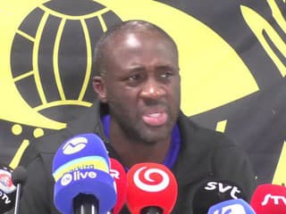 Tréner Slovana Yaya Touré po úvodnej výhre v Lige majstrov na ihrisku švédskeho Mjällby AIF