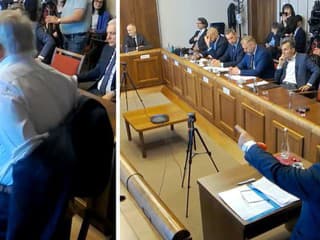 Radačovský na výbore perlil a v návale emócií si dokonca pred poslancami vyzliekol sako ako pred súbojom