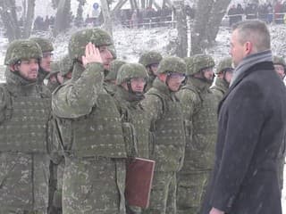 Vypálenie slávnostných delostreleckých sálv na počesť Dňa vzniku SR