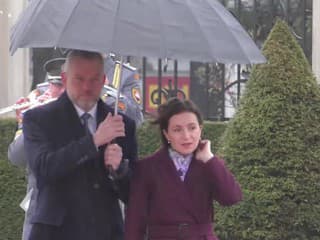 Prezident Pellegrini prijal prezidentku Moldavska Sanduovú