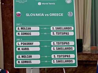 Molčan vyzve na úvod v Košiciach Sakellaridisa, rozhodol žreb