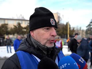 Protestné zhromaždenie OZ KOVO v U. S. Steel Košice