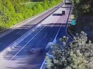Šokujúce VIDEO z diaľnice D1 pri Trnave