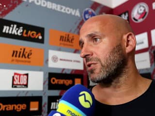 Generálny manažér FK ŽP Miroslav Poliaček počas štartu letnej prípravy futbalového klubu FK Železiarne Podbrezová