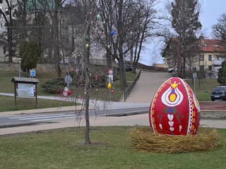 Netradičná veľkonočná výzdoba v Spišskom Štvrtku
