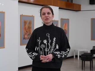 Výtvarník Dušan Nágel vystavuje diela v Novom Meste nad Váhom