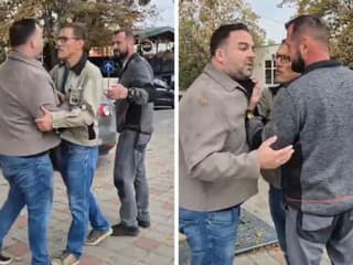 Dvojica kandidátov v boji o kreslo starostu Bernolákova sa do seba pustila priamo na ulici