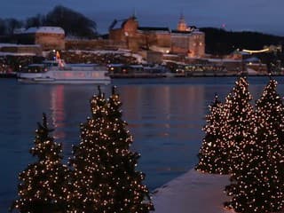 Advent v nórskej metropole Oslo