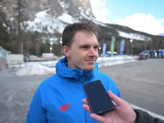 K. Šrobová a tímlíder zjazdárskej repre Braňo Brozman pred zajtrajším slalomom