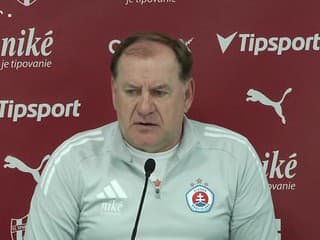 Tréner ŠK Slovan Bratislava Vladimír Weiss hodnotí triumf nad Spartakom Trnava
