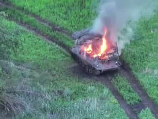Samostatná delostrelecká brigáda zničila ruský MT-LB