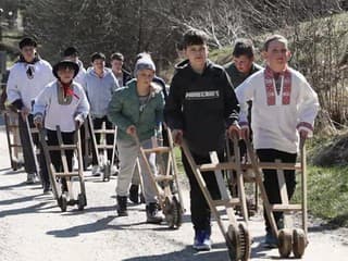Tradícia rapkania cez veľkonočné sviatky v Rajeckej doline