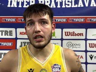 Basketbalista Inter Bratislava Samuel Volárik po zápase s Lučencom