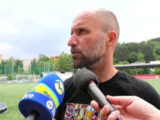 Športový riaditeľ MFK Dukla Banská Bystrica Jozef Mores počas prvého tréningu