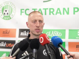 Nový hlavný tréner FC Tatran Prešov Erik Havrila na tlačovej besede k zmenám v klube