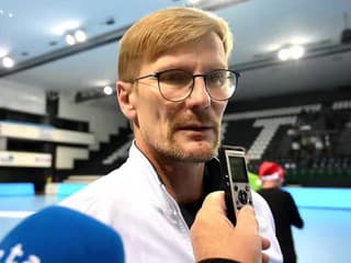 Asistent trénera Tatrana Prešov Marek Gernát po výhre nad Modrou