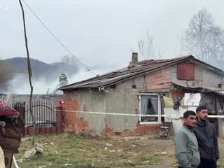 Požiar obydlí v osade