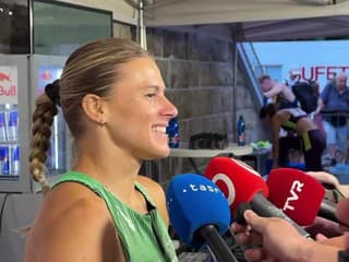 Daniela Ledecká po behu na 400 metrov cez prekážky na PTS