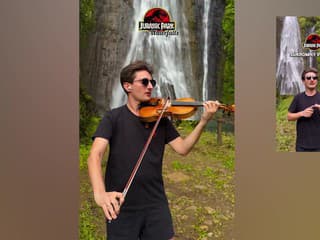 Filip Jančík s Luciou brázdi USA: Koncert pri vodopádoch Jurského parku a... VÝHRA v Las Vegas!