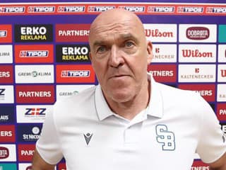 Hlavný tréner BC Slovan Bratislava Aramis Naglič po zápase 35. kola Tipos SBL