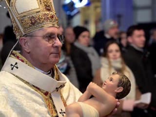 Polnočná svätá omša v Dóme sv. Alžbety v Košiciach