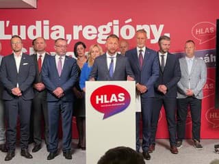 Tlačová konferencia strany Hlas-SD - vyjadrenie k možnosti vypísať referendum o predčasnom skončení volebného obdobia