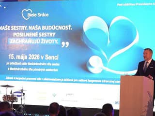 Prezident Peter Pellegrini počas príhovoru na odovzdávaní ocenení Biele srdce