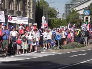 Bratislava: V centre mesta sa koná Národný pochod za život