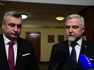 Tibor Gašpar a Andrej Danko po stretnutí s Lavrovom