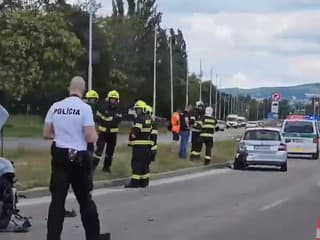 Dopravná nehoda v bratislavskej Petržalke