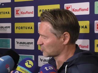 Tréner slovenskej hokejovej reprezentácie Vladimír Orzságh pred štartom prípravy na MS