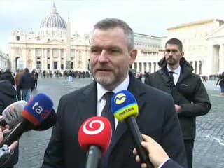 Peter Pellegrini po stretnutí so Svätým otcom pápežom Františkom