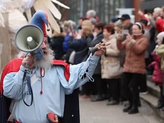 Fašiangový sprievod masiek mestom Žilina