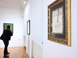 Maliar Jakub Milčák vystavuje obrazy v Záhorskej galérii v Senici