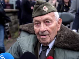 Vojnový veterán Vladimír Strmeň počas osláv 80. výročia Karpatsko - duklianskej operácie